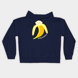 Funny banana monkey Kids Hoodie